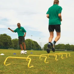 Training Speed and Agility Step Hurdles