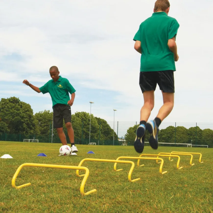 Training Speed and Agility Step Hurdles