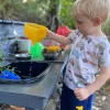 Translucent Rainbow Colour Funnels - 6pk