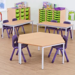 Trapezoidal Fully Welded Tables
