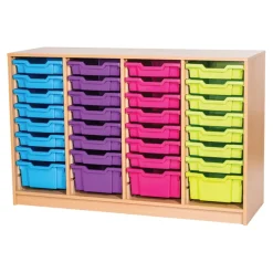 36 Tray Quadrouple Column Storage Unit