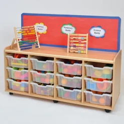 Tray Storage Unit Cork Display Board