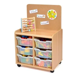 Tray Storage Unit Cork Display Board