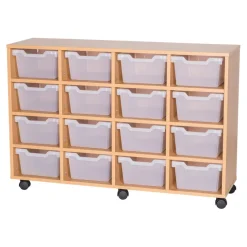 Tray Storage Unit with 16 Gratnells Cubby trays