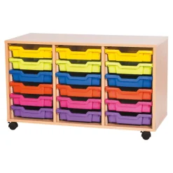 18 Tray Storage Unit with Trays