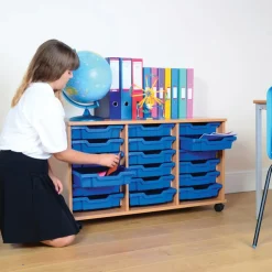 18 Tray Storage Unit with Trays