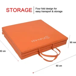 Tri-Fold Gym Exercise Mat 6x2ft