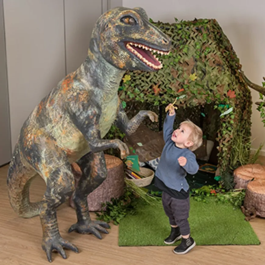 TTS Adventures with Dinosaurs Giant Mache Figures