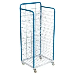 TTS A3 Fixed Shelf Mobile Drying Rack 15 Shelves