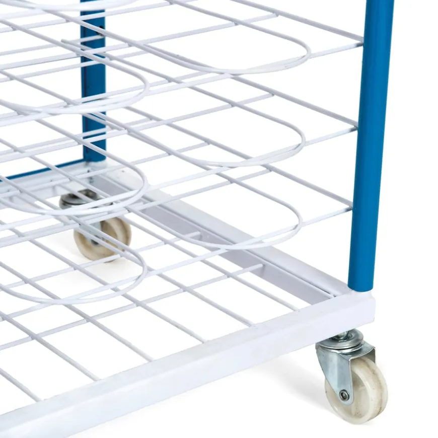 TTS A3 Fixed Shelf Mobile Drying Rack 15 Shelves