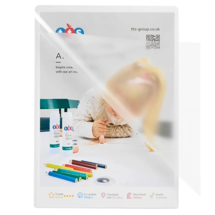 TTS A4 Laminating Pouches W/ Carriers