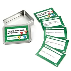 TTS Always, Sometimes, Never Activity Cards