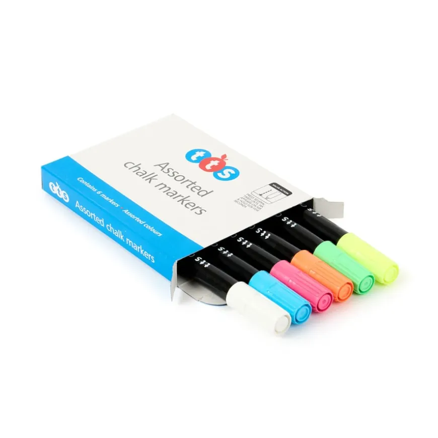 TTS Assorted Chalk Marker Pens