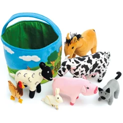 TTS Basket of Soft Farm Animals