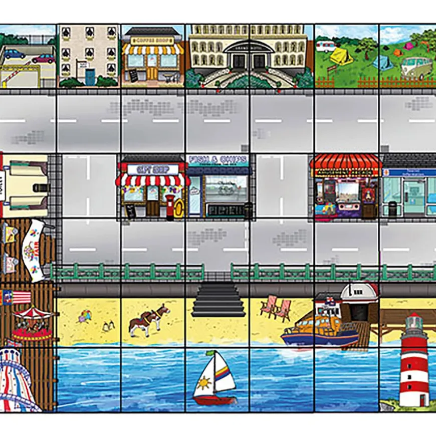 TTS Bee-Bot® Seaside Floor Mat 90 x 105cm