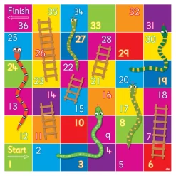 TTS Bee-Bot® Snakes and Ladders Mat