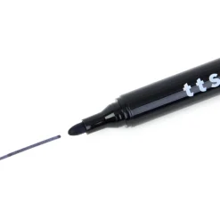 TTS Black Flipchart Marker Pens 10pk