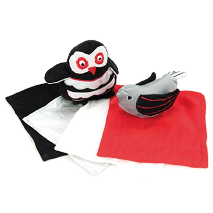 TTS Black & White Soft Baby Toys with Basket