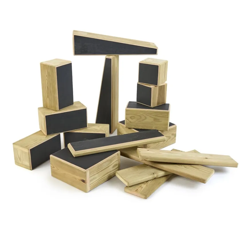 TTS Chalkboard Hollow Blocks 16pk