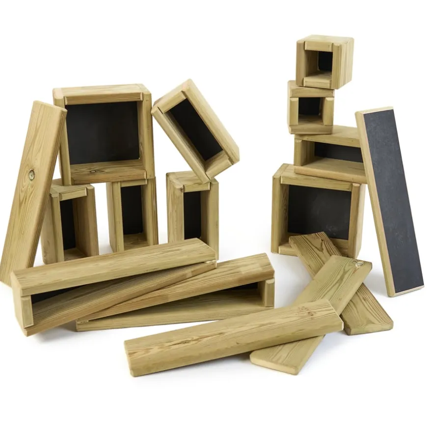 TTS Chalkboard Hollow Blocks 16pk