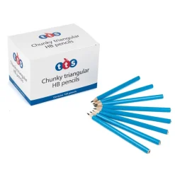TTS Chunky HB Triangular Pencils 144pk