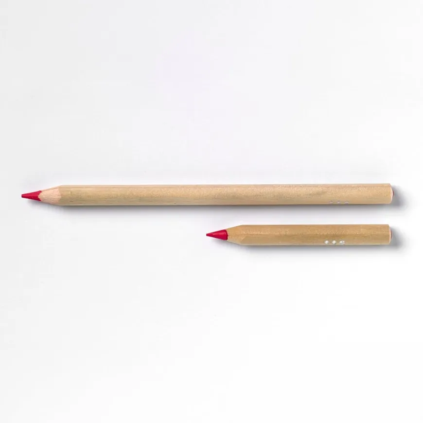 TTS Chunky Natural Triangular Colouring Pencils