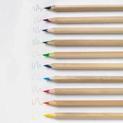 TTS Chunky Natural Triangular Colouring Pencils