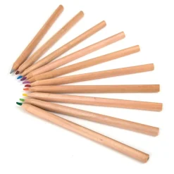 TTS Chunky Natural Triangular Colouring Pencils