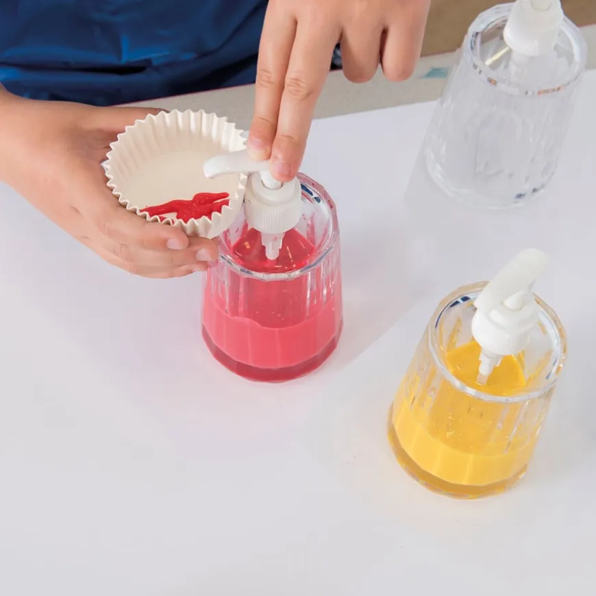 TTS Clear Plastic Paint Dispensers 6pk