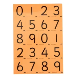 TTS Coloured Digit Cards Class 30pk