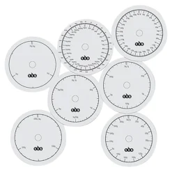 TTS Colourful Multi Weight Scales 3pk