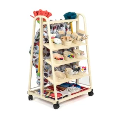 TTS Creative Mark Making Storage Trolley H96 x W46 x L60cm
