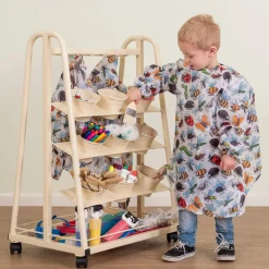 TTS Creative Mark Making Storage Trolley H96 x W46 x L60cm