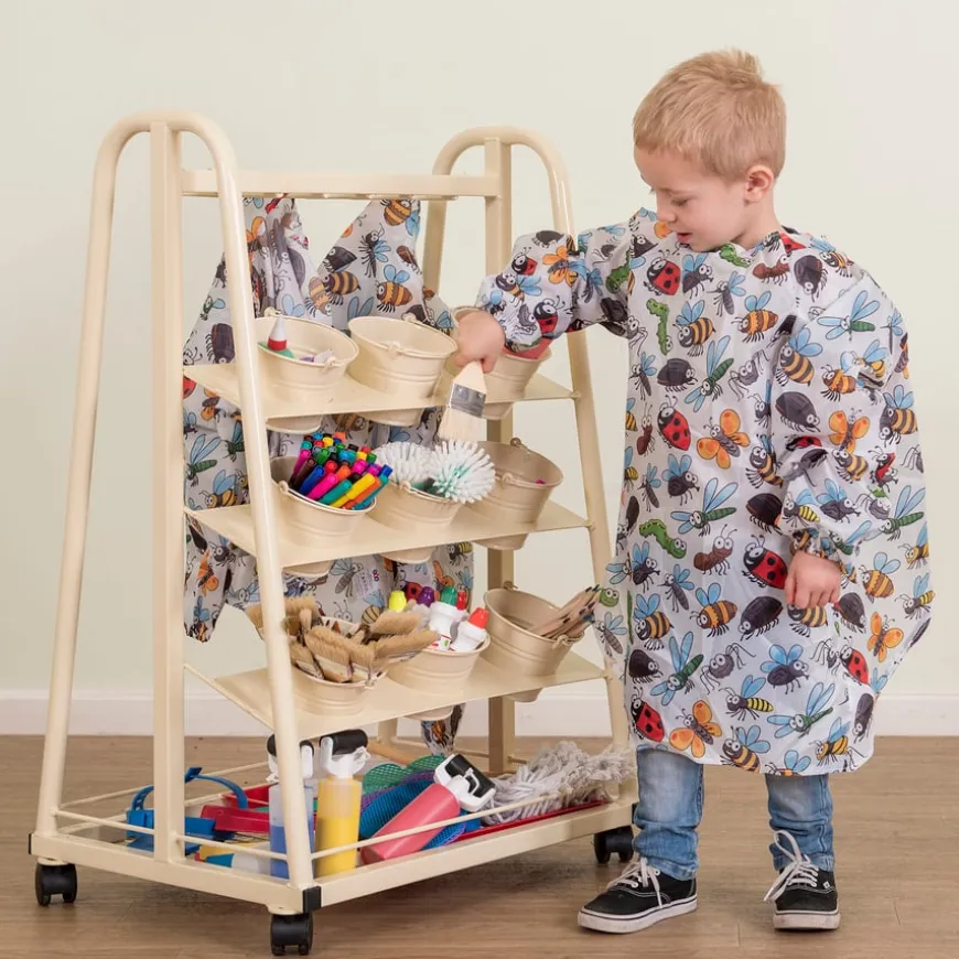 TTS Creative Mark Making Storage Trolley H96 x W46 x L60cm