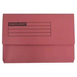 TTS Document Wallet Half Flap Foolscap 225gsm 50pk