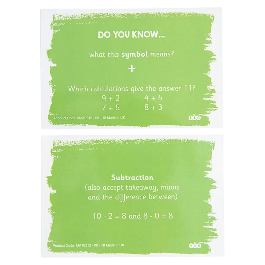 TTS Do You Know? Maths Activity Cards Year 1 80pk