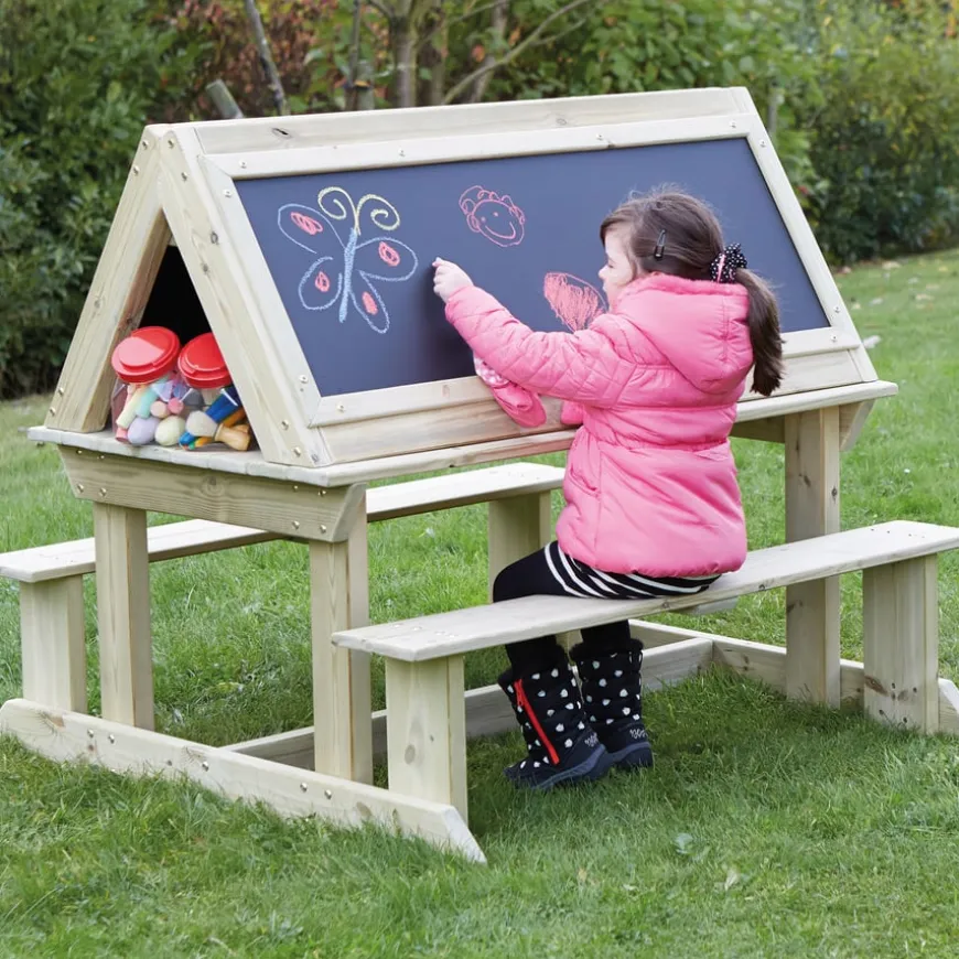 TTS Easy Access Outdoor Wooden Seated Easel