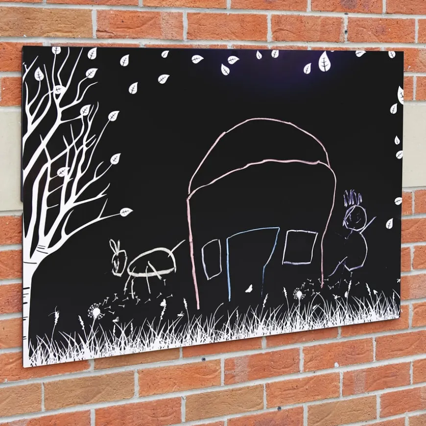 TTS Eco Giant Outdoor Chalkboard Nature's Patterns