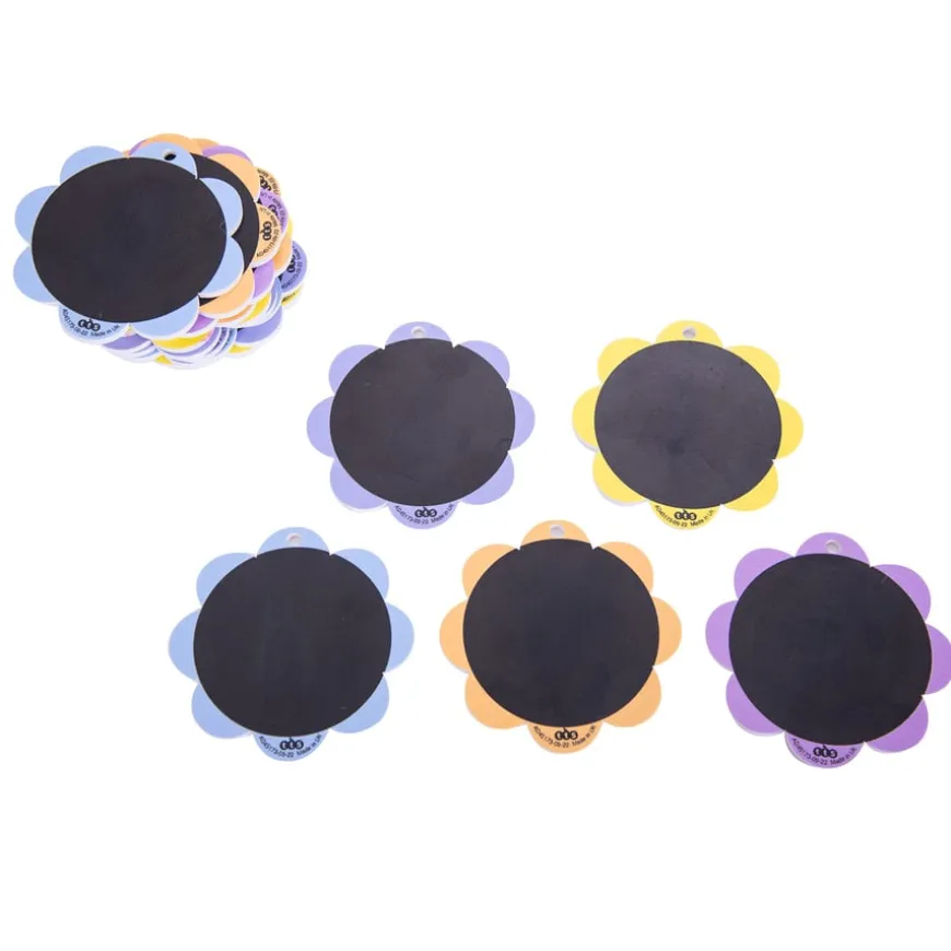 TTS Eco Outdoor Mini Daisy Hanging Chalkboards Assorted 30pk
