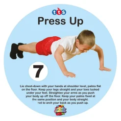 TTS Fitness Sequence Floor Spot Markers 10pk