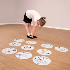 TTS Fitness Sequence Floor Spot Markers 10pk