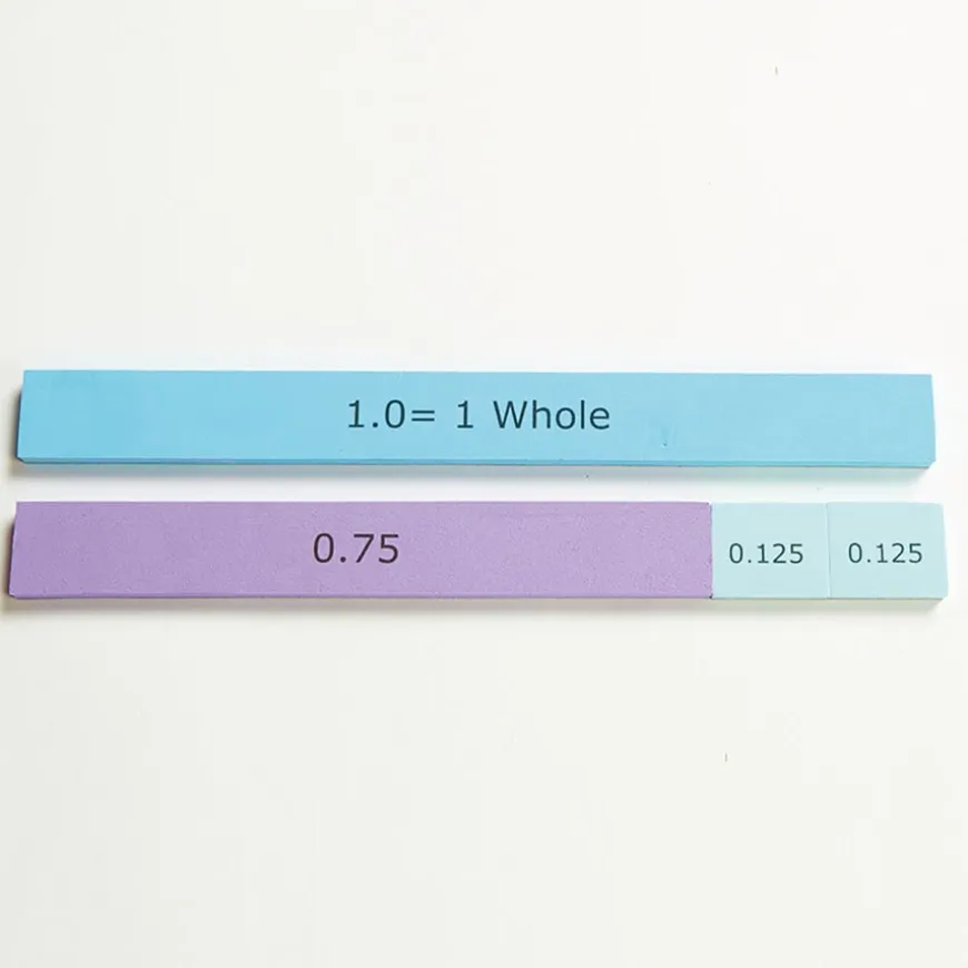 TTS Foam Decimal Action Bar 122pcs