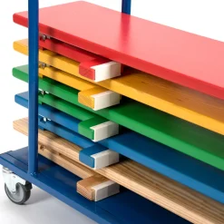 TTS Folding Gymnastics Bench Storage Trolley