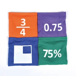 TTS Fraction Bean Bags 40pk