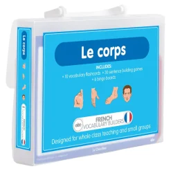 TTS French Body Parts Vocabulary Builder Activity Cards 46pk