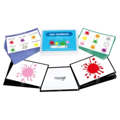 TTS French Colours Vocabulary Builder Activity Cards 46pk