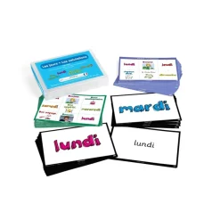 TTS French Days & Greetings Vocabulary Activity Cards 46pk