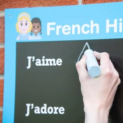 TTS French High Frequency Word Chalkboard Sign