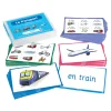 TTS French Transport Vocabulary Builder Activity Cards 46pk