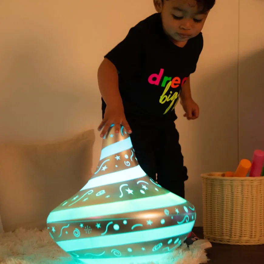 TTS Giant Light & Sound Spinning Top
